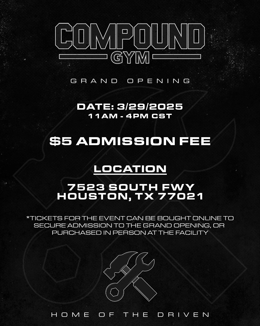 Grand Opening Ticket